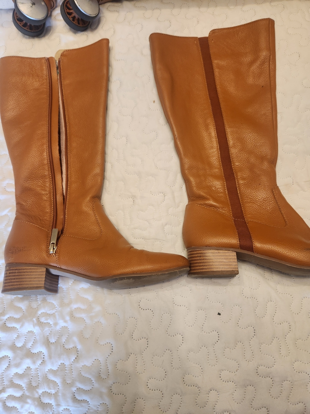 Kohl's Women's Tan Over-the-Knee Leather Boots